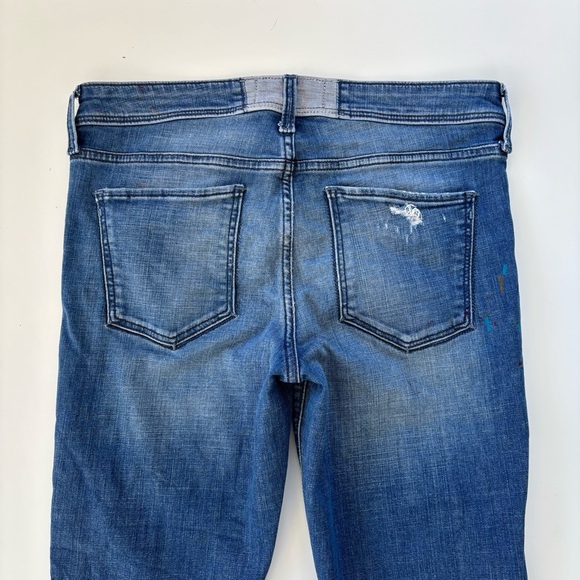 Anthropologie Holding Horses Women's Paint Splattered Skinny Jeans Size 29 - Picture 4 of 10